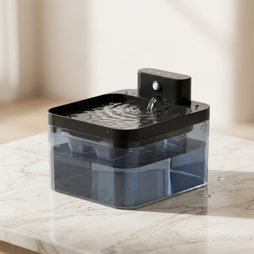 Fontaine seule — fontaine à eau sans fil pour chien, vue produit